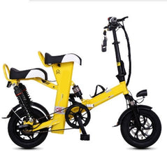 48V 25A  built-in lithium battery bicycle 12 inch mini folding electric bike lady e bike 400W motor