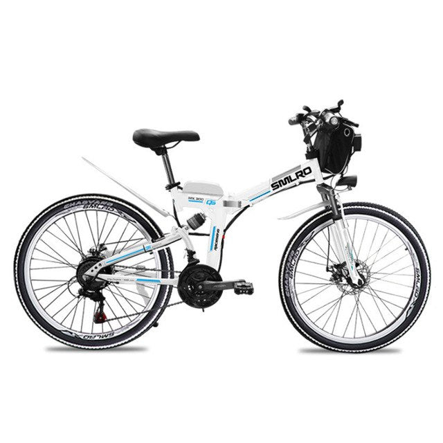 21 speed electric bicycle folding electric bike 24 and 26inch lithium battery folding mountain bike Adults electric bike