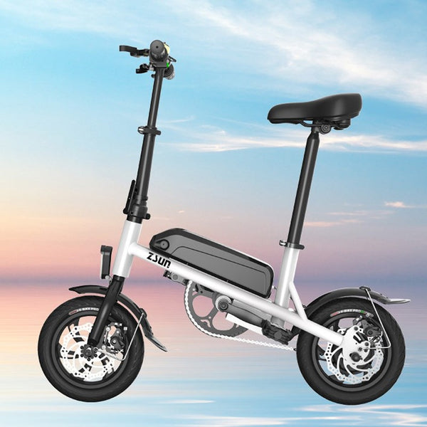 2018 HOT SALE mini folding electric bicycle 12-inch 36V  THREE GEAR  OPTIONAL Lithium electric folding bike FREE SHIPPING
