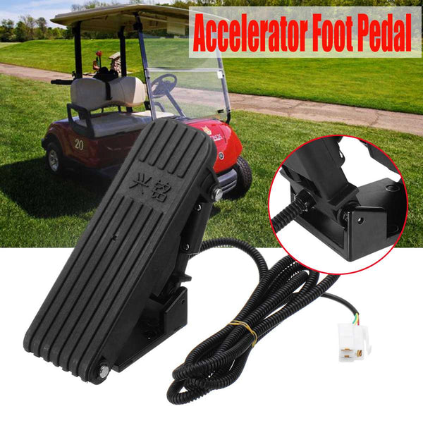 Foot Pedal Throttle Electric Car Plastic Accelerator Foot Pedal Speed Control Bicycle Conversion Kit for Golf Cart ATV Go-kart