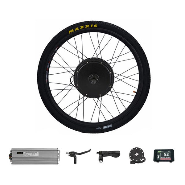 48V 1500W Cassette Motor Wheel  8 Speed 9 Speed Electric Bike Conversion Kit Electric Bicycle Kit E Bike Rear Hub Motor Kit