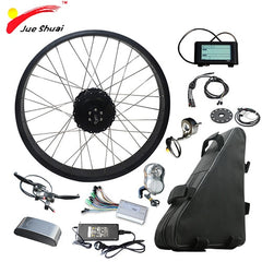 26" 4.0 Fat Tire Bike Electric Bike Kit with 48V 20ah Lithium Battery Fat Bike Rear Motor Wheel Electric Complete Ebike Kit