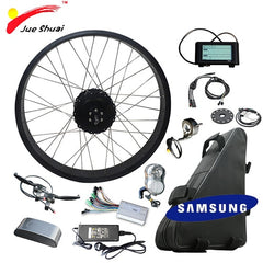 26" 4.0 Fat Tire Bike Electric Bike Kit with 48V 20ah Lithium Battery Fat Bike Rear Motor Wheel Electric Complete Ebike Kit
