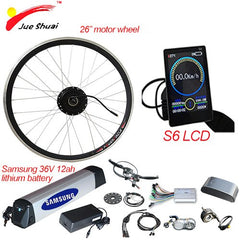 36V 500W Ebike Kit Electric Bike Battery 36V 12ah Conversion Kit for 20 24 26 700C 28 Electric Motor Wheel bicicleta electrica