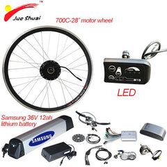36V 500W Ebike Kit Electric Bike Battery 36V 12ah Conversion Kit for 20 24 26 700C 28 Electric Motor Wheel bicicleta electrica
