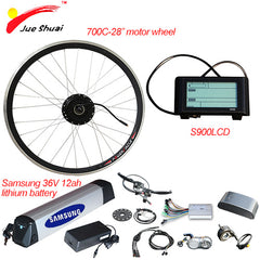 36V 500W Ebike Kit Electric Bike Battery 36V 12ah Conversion Kit for 20 24 26 700C 28 Electric Motor Wheel bicicleta electrica