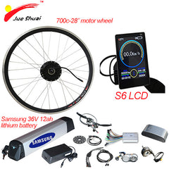 36V 500W Ebike Kit Electric Bike Battery 36V 12ah Conversion Kit for 20 24 26 700C 28 Electric Motor Wheel bicicleta electrica
