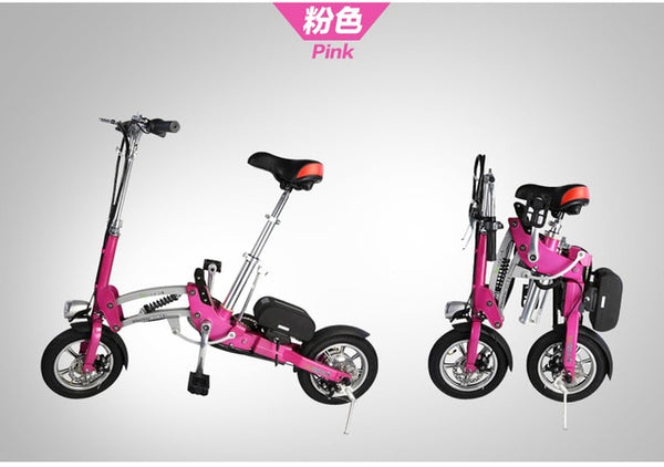 Foldable Electric Bike Mini Cycling Lithium Battery Bicycle