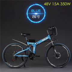 Original X-Front brand 21 speed 26 inch 20A 48V 500W Lithium Battery Electric folding Mountain Bike downhill Bicycle ebike