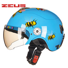 ZEUS S size Children's Helmets Four Seasons Half Face Motorcycle Electric Bicycles Helmet Harley style