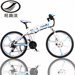 27 Speeds, 26 iches, 48V/10A, 350W, Folding Electric Bicycle, Aluminum Alloy Frame, Mountain Bike, High Speed over 30 km/h