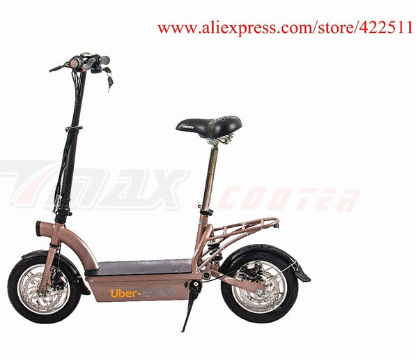 2016  New 300W 36V Hub-motor Electric Scooter/Bike 12AH Lead Acid Battery 2 Wheel Electric Scooter with Seat