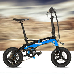 A6 Mini Folding Electric Bike, 240W, 36V/8.7A, 14 Inches, Disc Brake, Hidden Battery, Magnesium Alloy Rim, Super Quality.