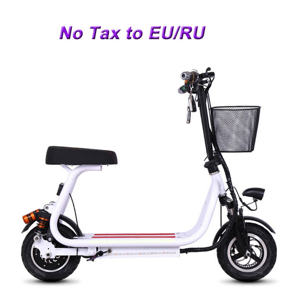 12inch electric bike Electric scooter mini two round folding bike lithium battery bicycle adult pedal 12inch small electric bike