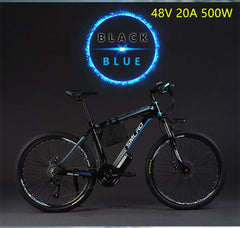 Original X-Front brand 26 inch 48V 500W 20A Lithium Battery Mountain Electric Bike 27 Speed Electric Bicycle downhill ebike