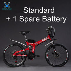26" 48V 350W/500W 10/15/20AH Lithium Battery Folding Electric Bicycle, Mountain Bike, Electric Bike, MTB E Bike