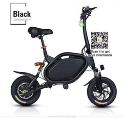 Mini type Electric bicycle adult female mini battery folding power electric bike easy to take bike