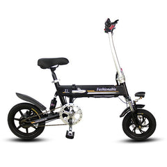 14inch folding electric bike mini lithium battery bicycle Portable adult  powered motorcycles Two-disc brakes electric bicycle