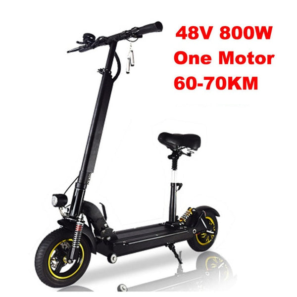 52V Double Drive COOL model 2000W motor powerful electric scooter electic bicycle bike skateboard with seat