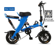 Akonasda mini Electric bike 500W 48V 8A 12 inch mini E-bike one sat and two seat optional manufacturer price