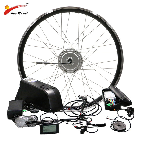 BAFANG Motor Wheel 48V 500W Electric Bike Conversion Kit with Battery 8FUN BPM Front Hub Motor velo electrique bafang Ebike Kit