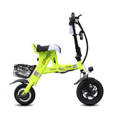 2 people folding electric bike lithium battery electric bicycle parent-child electric bike 12inch Folding portable electric bike