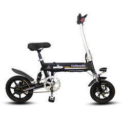 Daibot Foldable Electric Bike Two Wheel Electric Scooters Mini Portable 14 inch 36V Two Disc Brakes Adult Electric Scooter
