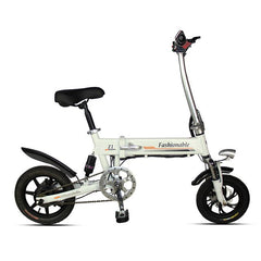 Daibot Foldable Electric Bike Two Wheel Electric Scooters Mini Portable 14 inch 36V Two Disc Brakes Adult Electric Scooter