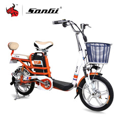 SONGI Electric Vehicle Electric Motorcycle Bike 48V Lithium Battery Motor Electric Bicycle Electric Pedal BIKE TDR222Z
