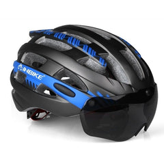 INBIKE Cycling Helmet Ultralight Bike Helmet Men Mountain Road Women MTB Windproof Glasses Bicycle Helmet Magnetic Goggle M L