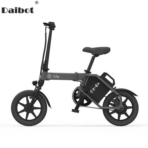 Daibot Portable Electric Bike 14 Inch Two Wheel Electric Scooter Three Cycling Mode 300W 48V Folding Electric Bicycle For Adult