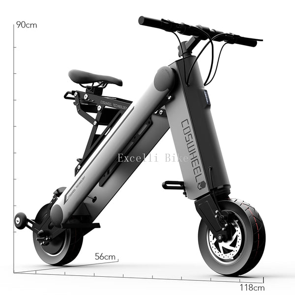 10 inches Electric scooter Smart city walking electric bicycle mini folding electric bike instead walking tool 36v li-ion ebike