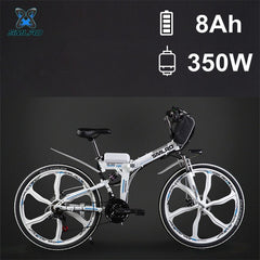 26" 48V 350W/500W 8 / 12.5AH Lithium Battery Folding Electric Bicycle, Mountain Bike, Electric Bike, MTB E Bike (Bag Type)