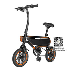 12'' e Bike 350W  Folding Electric bicycle mini ebike Aluminum alloy Frame  bike