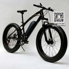 free slow shipping Mountain EBike Road Electric Bicycle 36V 10.4AH 26*4.0 fat tire, snow bike