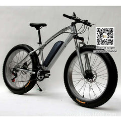 free slow shipping Mountain EBike Road Electric Bicycle 36V 10.4AH 26*4.0 fat tire, snow bike