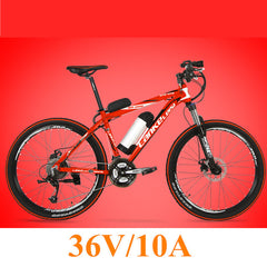 27 Speeds, 26", 36V/48V, 240W, Aluminum Alloy Frame, Lithium Battery Electric Bicycle, Mountain Bike, E Bike Disc Brake.