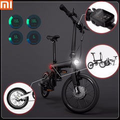 Original Xiaomi QiCYCLE - EF1 Folding Electric Bike Bluetooth Smart Electric Bicycle 16inch Bicycle Support APP 100% WITHOUT TAX