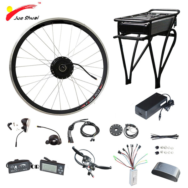 36V 250W - 500W Electric Bike Kit for 20" 26" 700C Wheel Motor Kettle Battery LED LCD Ebike e bike Electric Bike Conversion Kit