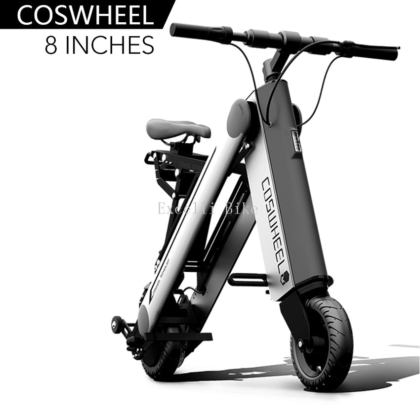 8" inches Electric scooter Smart city walking electric bicycle mini folding electric bike instead walking tool 36v liion ebike