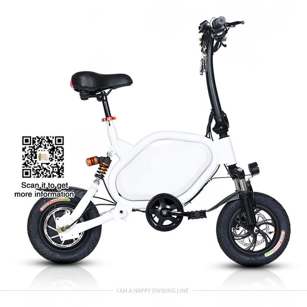 Mini type Electric bicycle adult female mini battery folding power electric bike with pedal