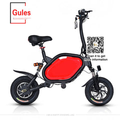 Mini type Electric bicycle adult female mini battery folding power electric bike easy to take bike