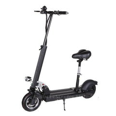 Daibot Folding Electric Bike 48V Two Wheel Electric Scooters With Seat 10 Inch Single Drive 500W Electric Scooters Adults