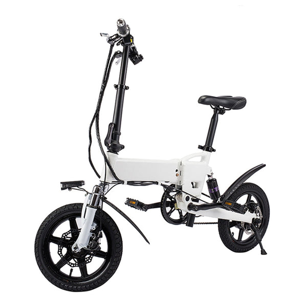 Free Shipping Smart Bike Electric Bicycle Foldable Moped Bicycle 250W 5.2Ah Battery / EU Plug / with Double Disc Brakes