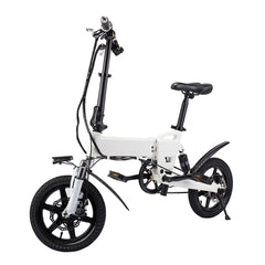 Free Shipping Smart Bike Electric Bicycle Foldable Moped Bicycle 250W 5.2Ah Battery / EU Plug / with Double Disc Brakes