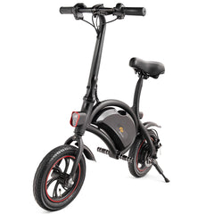 12" 350W Portable Folding Electric Bike EBike Cruise Control W/ Headlight APP