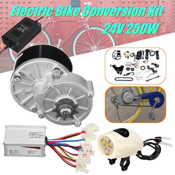 24V 250W Motor Controller Electric Bike Kit Electric Bicycle Conversion Kit for Ordinary Common Electric Bicycle  Accessories