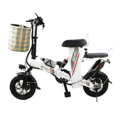 mini electric bike 12-inch power folding scooter adult small generation drive electric bicycle lithium battery electric bike