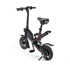 Mini Electric Bike Two Wheels Electric Bicycle 12 inch 36V 350W Portable Foldable Electric Scooter With Seat For Adults