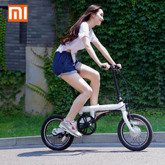 100% Original Xiaomi QiCYCLE - EF1 Folding Electric Bike Bluetooth Smart Electric Bicycle 16inch Mini Bicycle APP